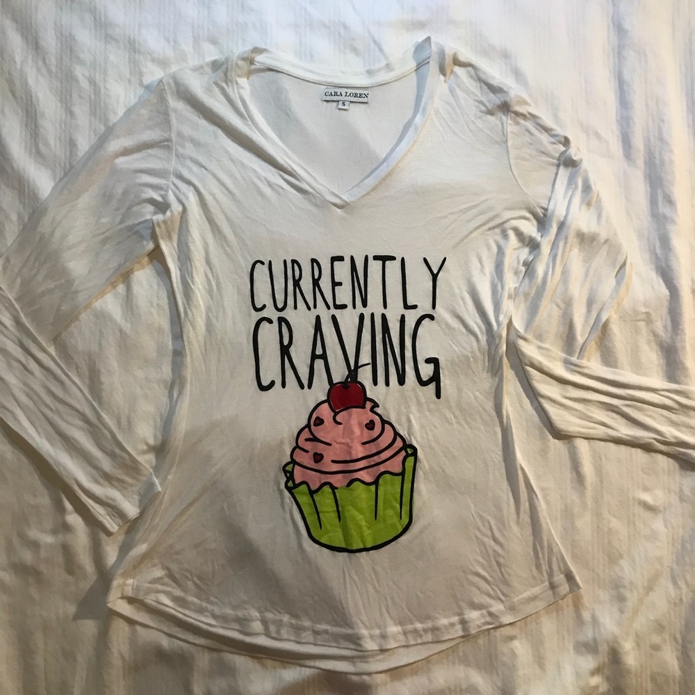 Cara Loren graphic long sleeve shirt